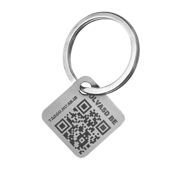 QR kódos biléta kiskedvenceknek - 22 mm